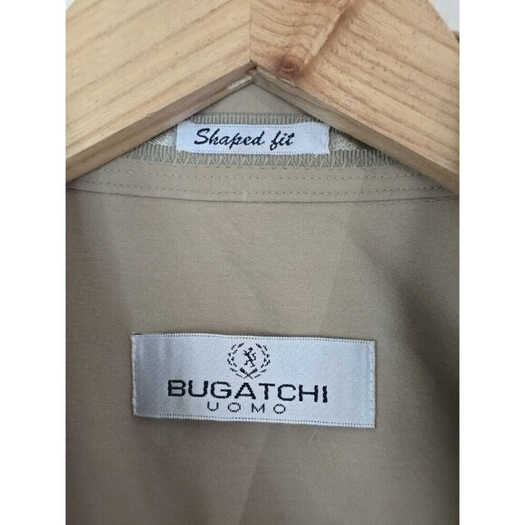 Bugatchi Umo Shaped Fit Shirt Mens Size Large Long Sleeve Button Up Pockets - Picture 8 of 13